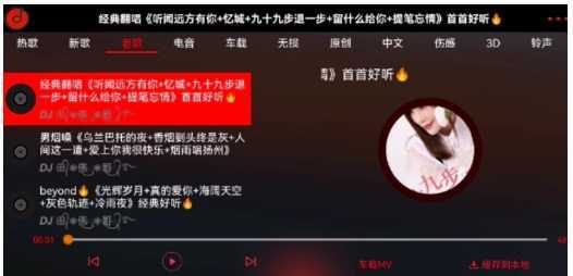 車載DJ，隨心所欲暢聽全網VIP資源