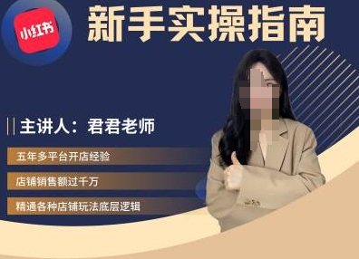 君君-小紅書電商從入門到精通，新手實操指南